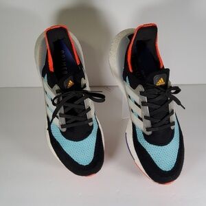 adidas Black and Blue Athletic Shoes